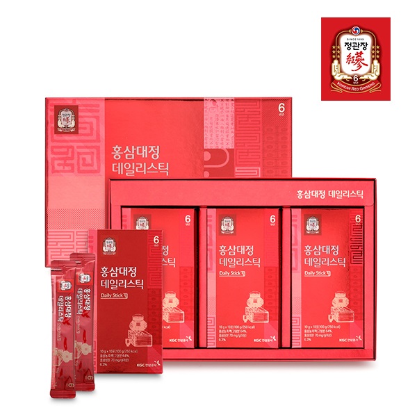 [정관장] 홍삼대정 데일리스틱 10g x 30포 (쇼핑백 포함)