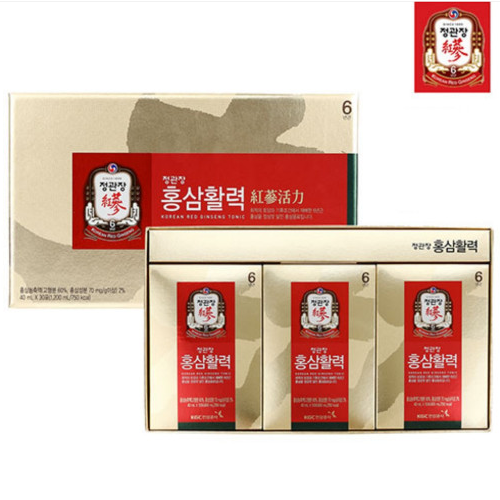 [정관장] 홍삼활력 40ml x 30포 (쇼핑백 포함)