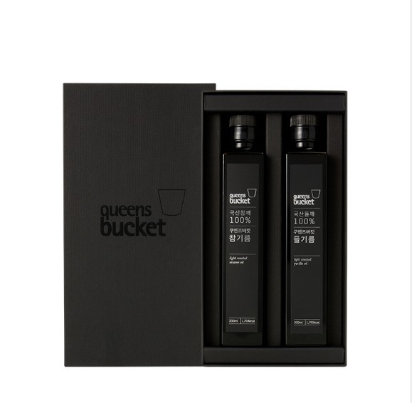 [쿠엔즈버킷] 참/들기름 200ml 세트