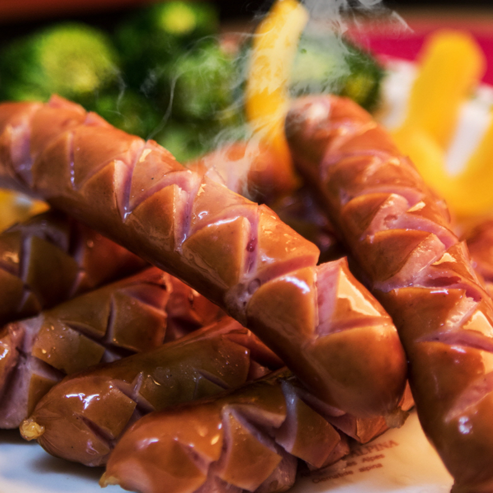 [바베큐아저씨] 뽀득이소시지 1.25kg (냉동보관) (250g 1팩짜리 5개)