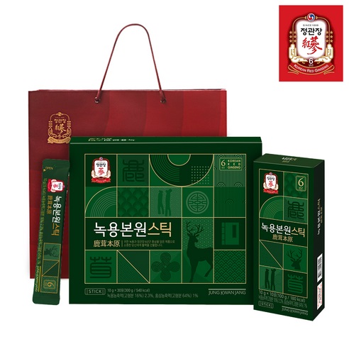 [정관장] 녹용본원스틱 10g x 30포 (쇼핑백 포함)