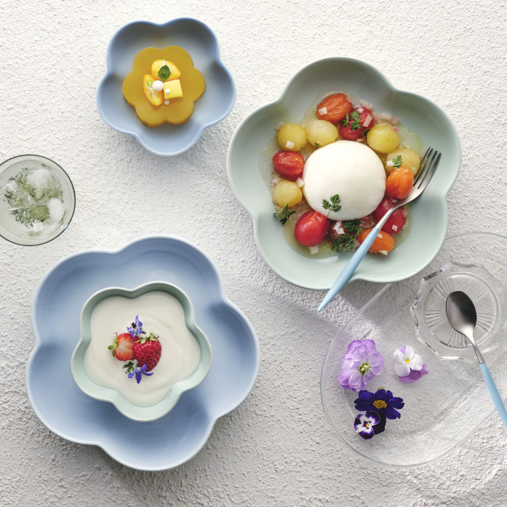 [르크루제] 플라워 디쉬 12cm 마린